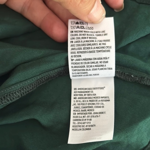 American Eagle Outfitters Green Ruffled Smocked Camisole - Picture 5 of 7